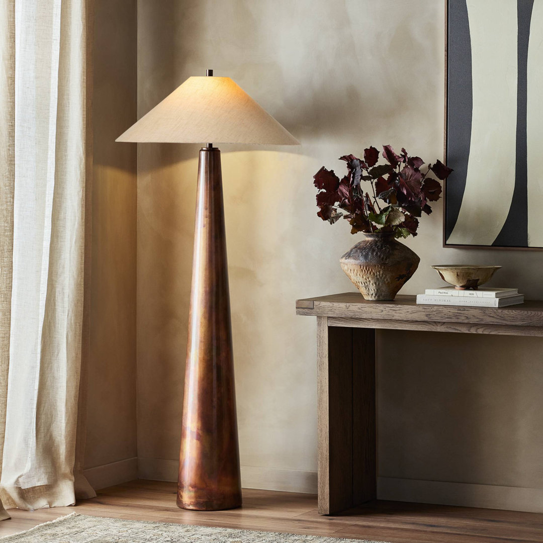 Maxson 66.5'' Polished LED Traditional Floor Lamp